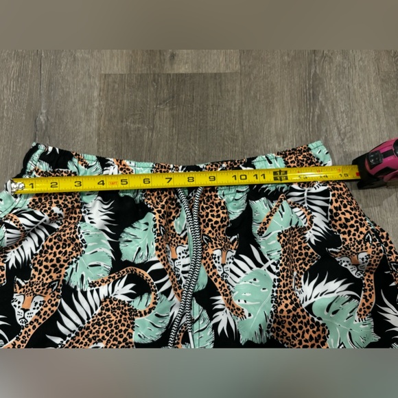 Boardies Mens Shortie Swim Trunks Size Large Purrfect Paradise Print - Picture 6 of 7